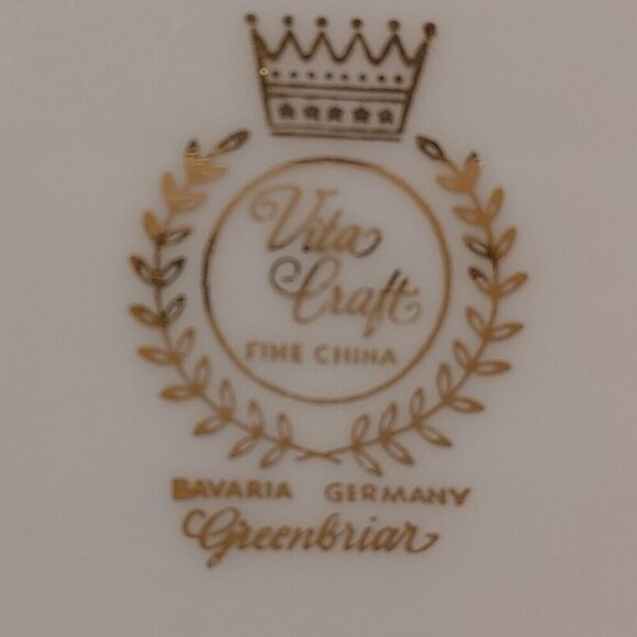 13" Oval Serving Platter Greenbriar - Picture 6 of 8